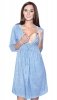 Mija Culture Maternity and Nursing / Breastfeeding Very Nice Dressing Gown 4026/M42 Blue